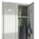Шкаф металлический крашенный для одежды 400/2-4, секция 300 мм, 2 секции, 4 дверцы СПР0361 фото 2