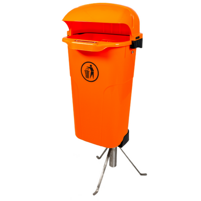 Контейнер для збирання сміття Європласт УРБАН АМ 50л помаранчевий ССМ0202 фото
