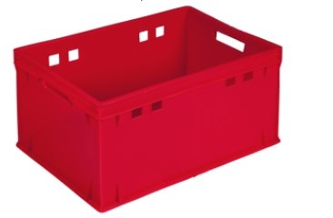Ящик-контейнер ST6430-1020 червоний пластиковий ССМ0099 фото
