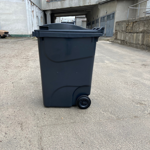 Сміттєвий бак Europlast пластиковий синій 360 л ССМ1032 фото