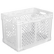 Перфорований пластиковий ящик білий ST6442-3020 ССМ0044 фото 1
