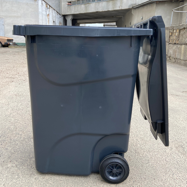 Сміттєвий бак Europlast пластиковий коричневий 360 л ССМ1042 фото