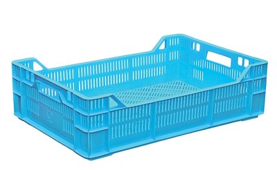 Ящик для транспортування харчових продуктів синій ST6416-3120 B  ССМ0111 фото