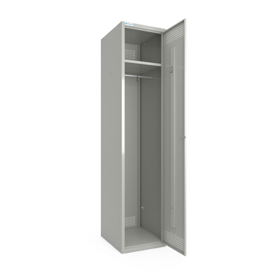 Шкаф металлический крашенный для одежды 300/1-1, секция 300 мм, 1 секция, 1 дверца СПР0353 фото