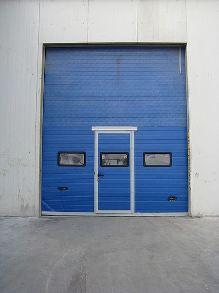 Ворота промышленные на склад РВА0087 фото
