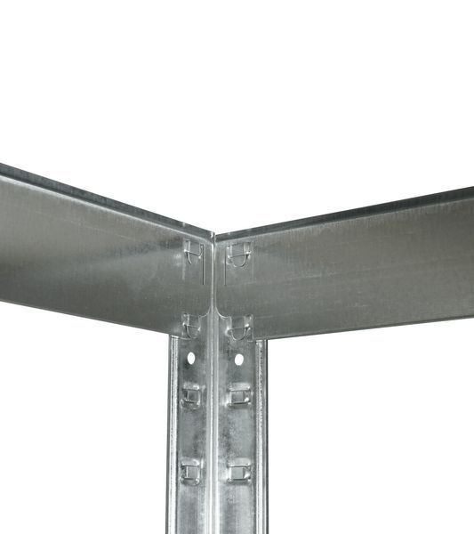 Стелаж Бюджет 5001 1800x700 , 175 кілограма, оцинкований, металевий, 5 полиць, сталева полка СПР0275 фото