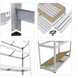 Стелаж Бюджет ОД 2400х1200х400 , 175 кг/полка, 6 полок, ДСП, оцинкований, у майстерню СПР0270 фото 2